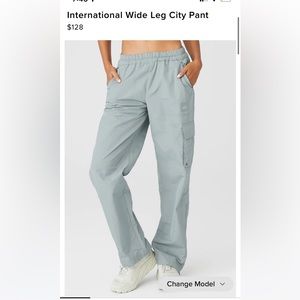 All Yoga International Wide Leg City Pant